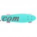 Complete 27 inch Skateboard Plastic Mini Retro Style Cruiser, Mint   567115181